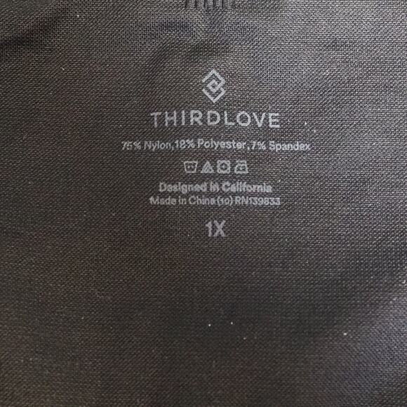 THIRDLOVE Flex Seamless Compression Leggings Black Sz 1X High Rise Workout Train - Picture 5 of 9